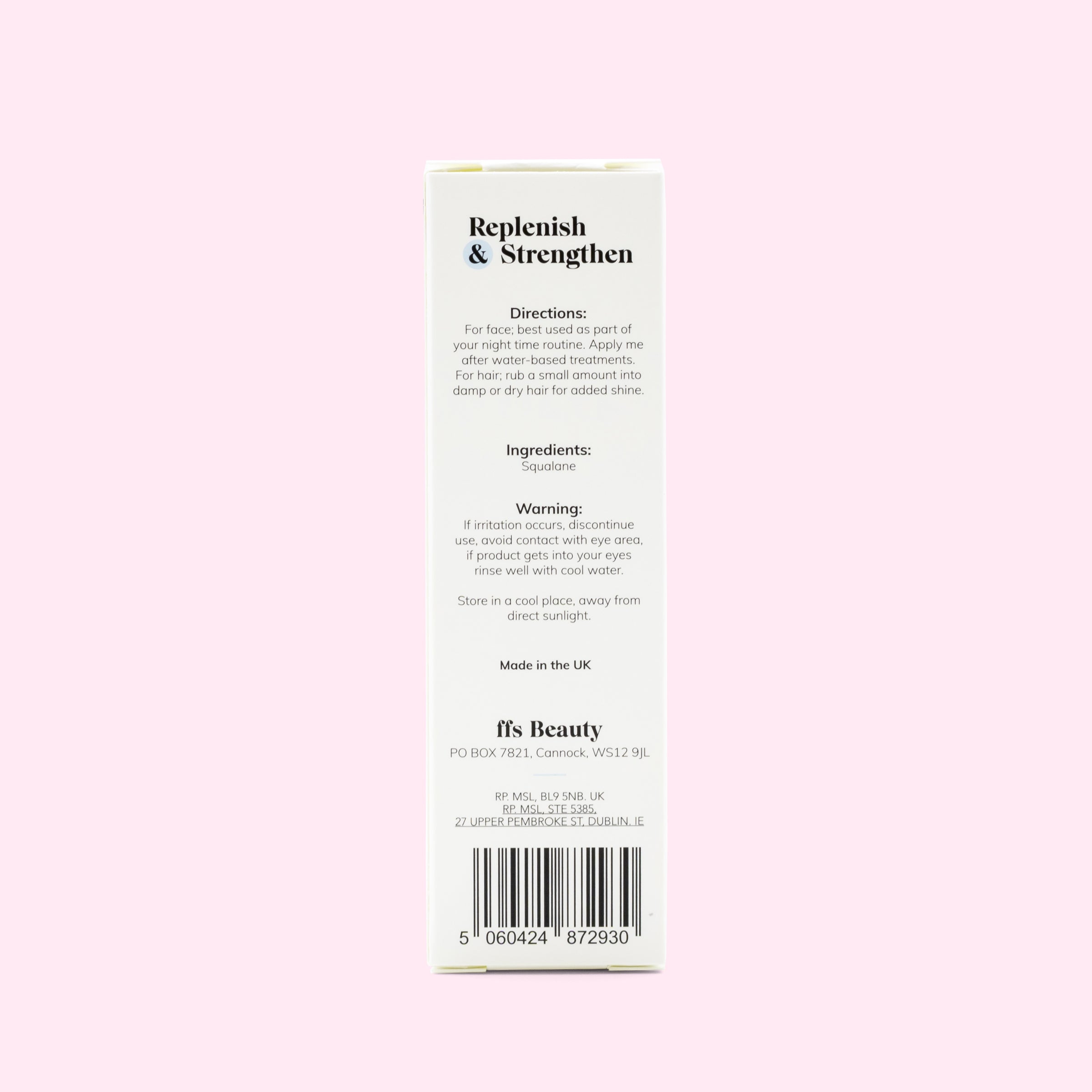 Replenish & Strengthen: Squalane Serum