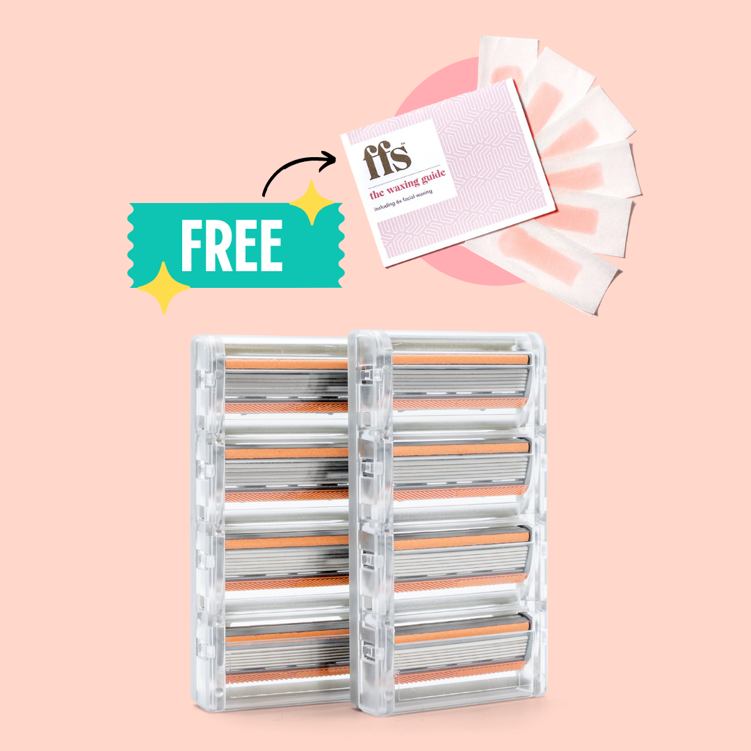 8 Blade Pack + FREE Wax Strips (no subscription required)
